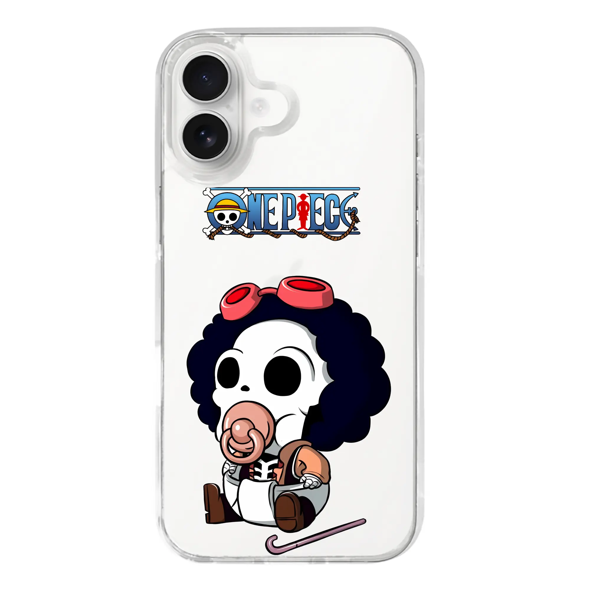 ワンピース グッズ ブルック - iPhone 17シリーズ 透明スマホケース – 薄型・耐衝撃・精密フィット保護カバー